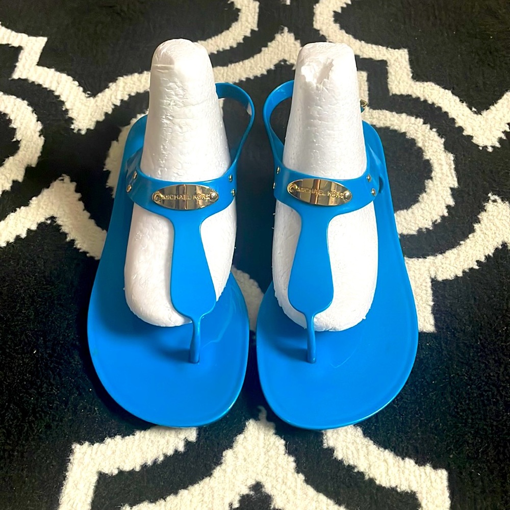Michael Kors sandals size 8 Blue